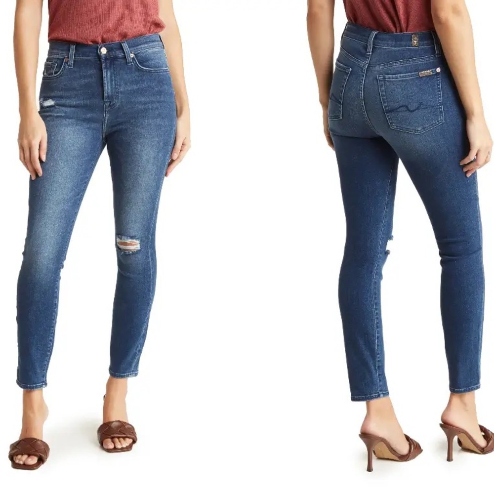 7 for All Mankind High Waist Gwenevere Skinny Jean